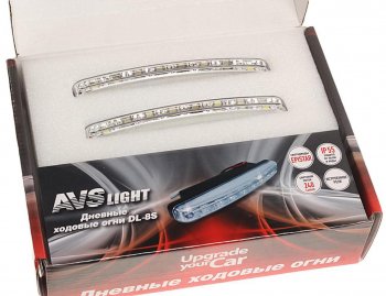 769 р. Огни ходовые дневного света 12V 2.4W 8 светодиодов 2шт. AVS AVS 43477  с доставкой в г. Керчь. Увеличить фотографию 3