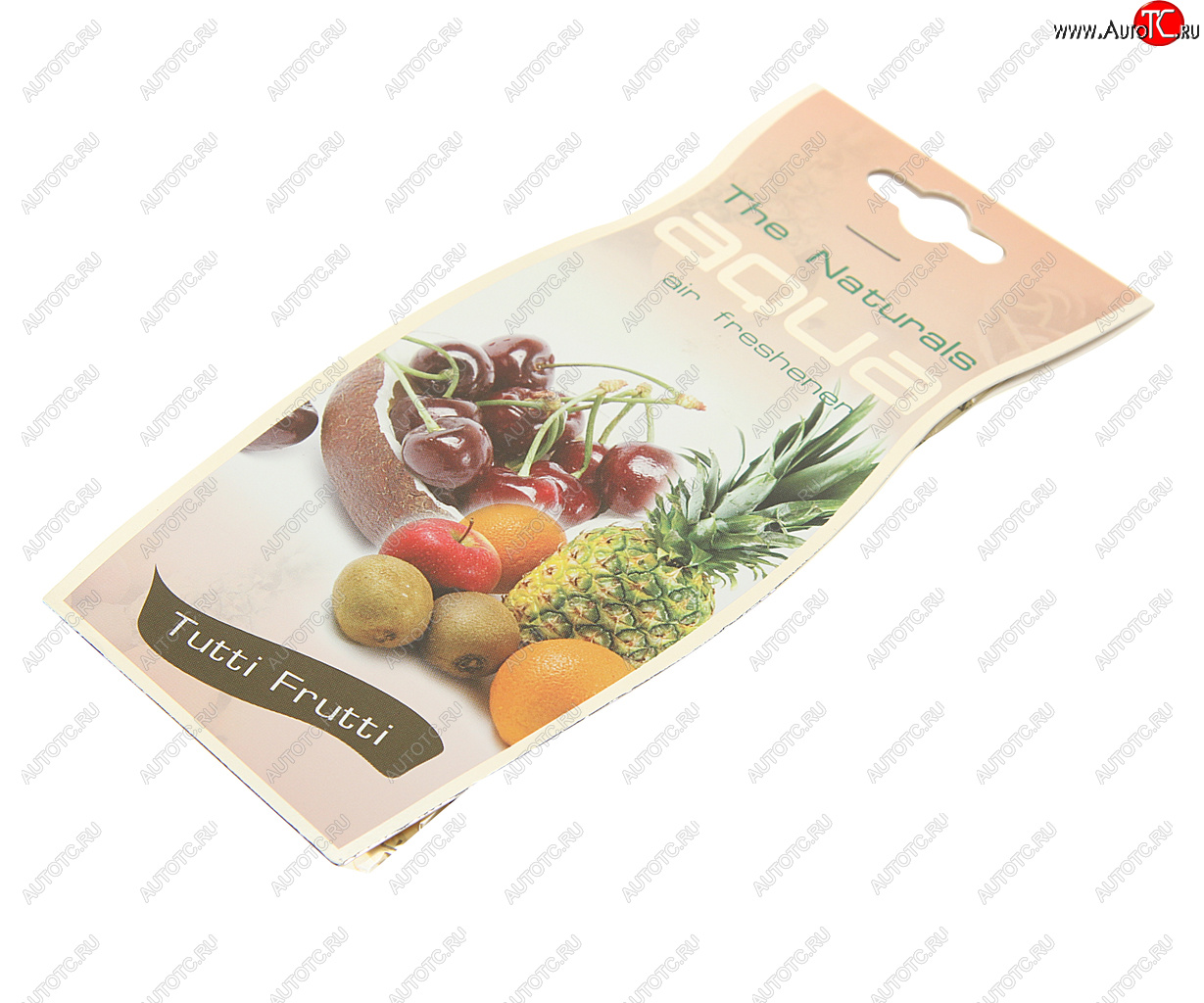 136 р. Ароматизатор подвесной пластина (tutti frutti) Natural Flavor Drop AQUA AQUA 44055  с доставкой в г. Керчь