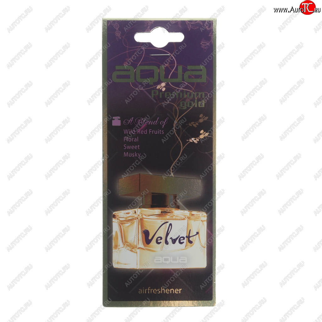 140 р. Ароматизатор подвесной пластина (velvet) Natural Flavor Drop AQUA AQUA 44098  с доставкой в г. Керчь