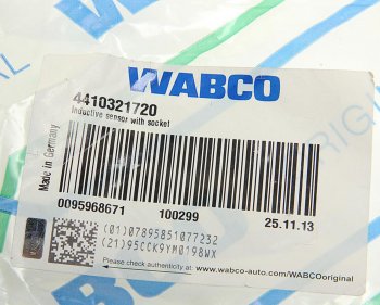 6 349 р. Датчик АБС DAF угловой L=230мм WABCO WABCO 4410321720  с доставкой в г. Керчь. Увеличить фотографию 2