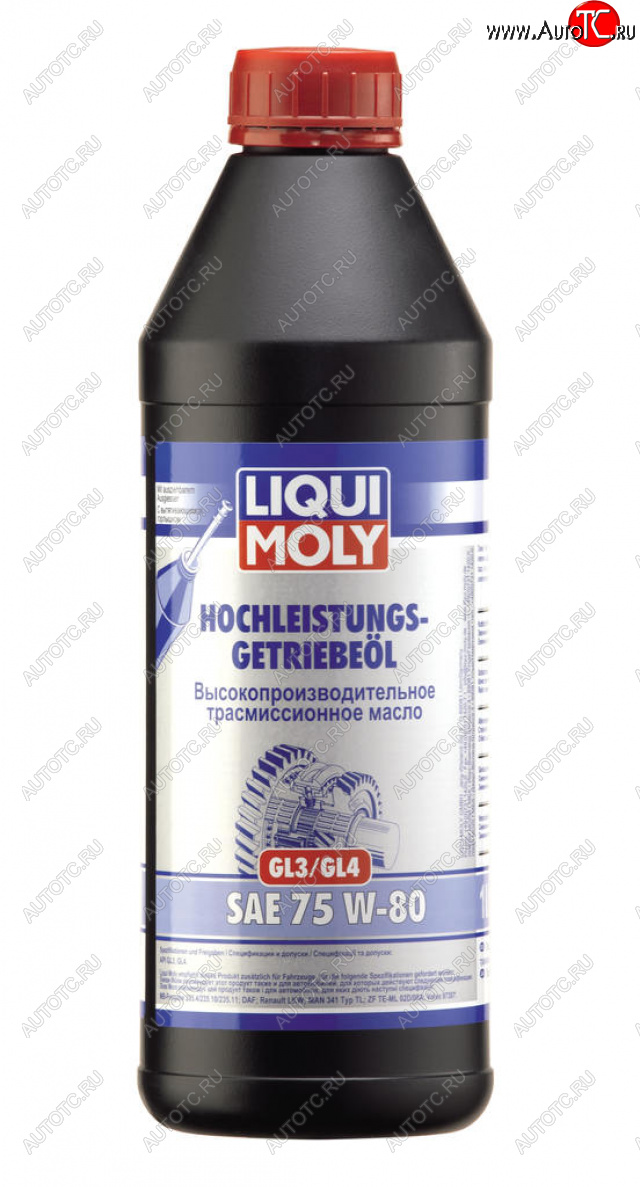 3 289 р. Масло трансмиссионное GL34 75W80 синт.1л LIQUI MOLY LIQUI MOLY 4427  с доставкой в г. Керчь
