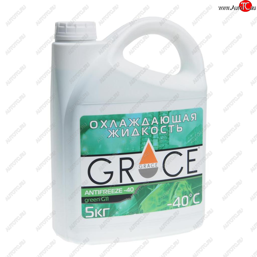 1 379 р. Антифриз зеленый -40C 5кг G11 GRACE GRACE 4603728817491  с доставкой в г. Керчь