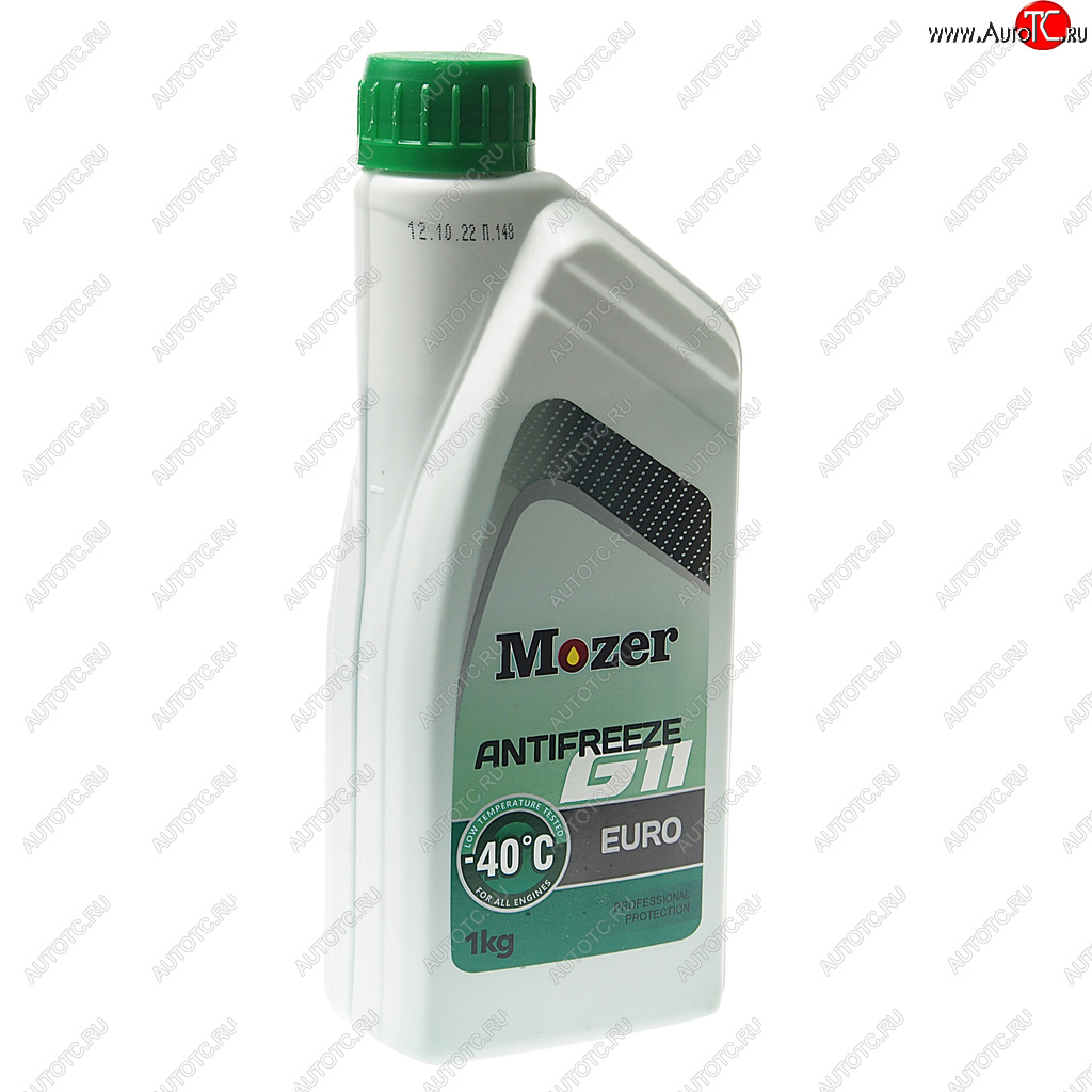 206 р. Антифриз зеленый Euro -40C 1кг G11 MOZER MOZER 4606475  с доставкой в г. Керчь