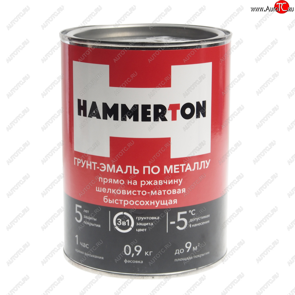 769 р. Грунт-эмаль по ржавчине серая 0.9л HAMMERTON HAMMERTON 4607808740617  с доставкой в г. Керчь