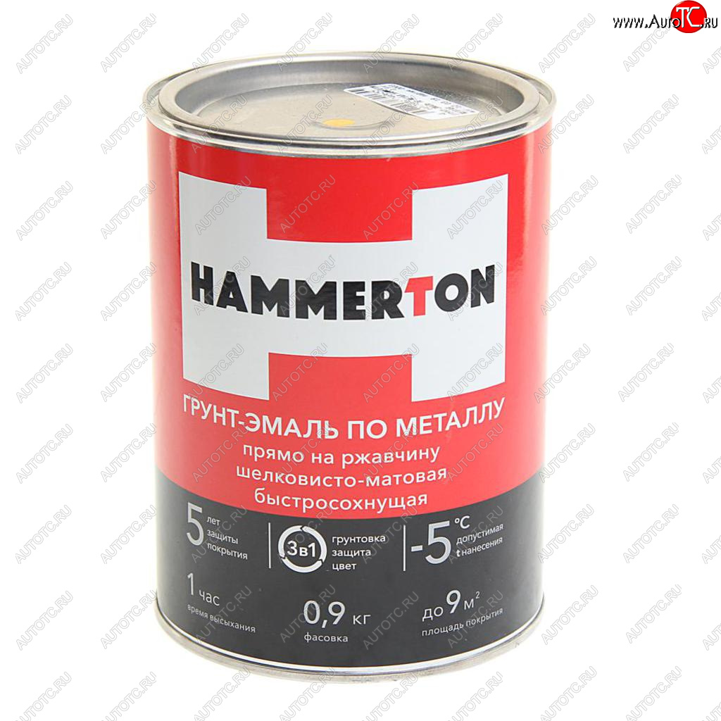 799 р. Грунт-эмаль по ржавчине желтая 0.9л HAMMERTON HAMMERTON 4607808740655  с доставкой в г. Керчь