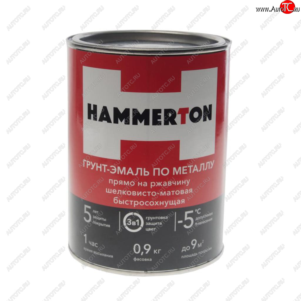 829 р. Грунт-эмаль по ржавчине белая 0.9л HAMMERTON HAMMERTON 4607808740730  с доставкой в г. Керчь