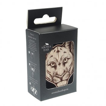 280 р. Подвеска ароматная Пума в крафтовой упаковке коричнево-белая AROMA BAR AROMA BAR 4678597209982 (pumabrownwhset)  с доставкой в г. Керчь. Увеличить фотографию 2