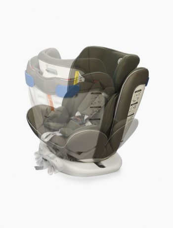 14 849 р. Автокресло детское 0-36кг (0+I-ll-IlI) 0-12лет dark green UNIX Isofix HAPPY BABY HAPPY BABY 4690624035449  с доставкой в г. Керчь. Увеличить фотографию 8