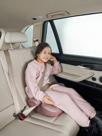 2 799 р. Подушка авт.детская БУСТЕР 15-36кг (II-III) 6-12лет desert pink Rider HAPPY BABY HAPPY BABY 4690624062438  с доставкой в г. Керчь. Увеличить фотографию 8