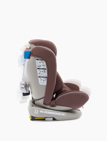 14 999 р. Автокресло детское 0-36кг (0+I-ll-IlI) 0-12лет chocolate UNIX Isofix HAPPY BABY HAPPY BABY 4690624066269  с доставкой в г. Керчь. Увеличить фотографию 8