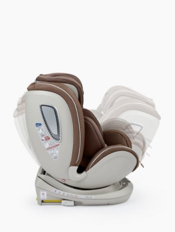 18 499 р. Автокресло детское 0-36кг (0+I-ll-IlI) 0-12лет brown I-UNIX Isofix с боковой доп.защитой HAPPY BABY HAPPY BABY 4690624068959  с доставкой в г. Керчь. Увеличить фотографию 6