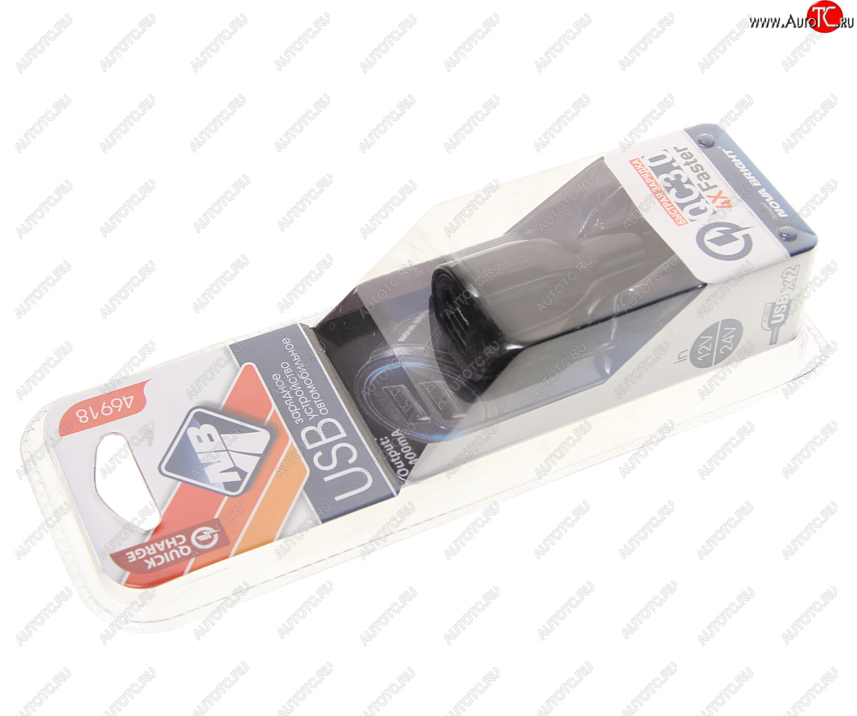 499 р. Устройство зарядное в прикуриватель 2USB 12V NOVA BRIGHT NOVA BRIGHT 46918  с доставкой в г. Керчь