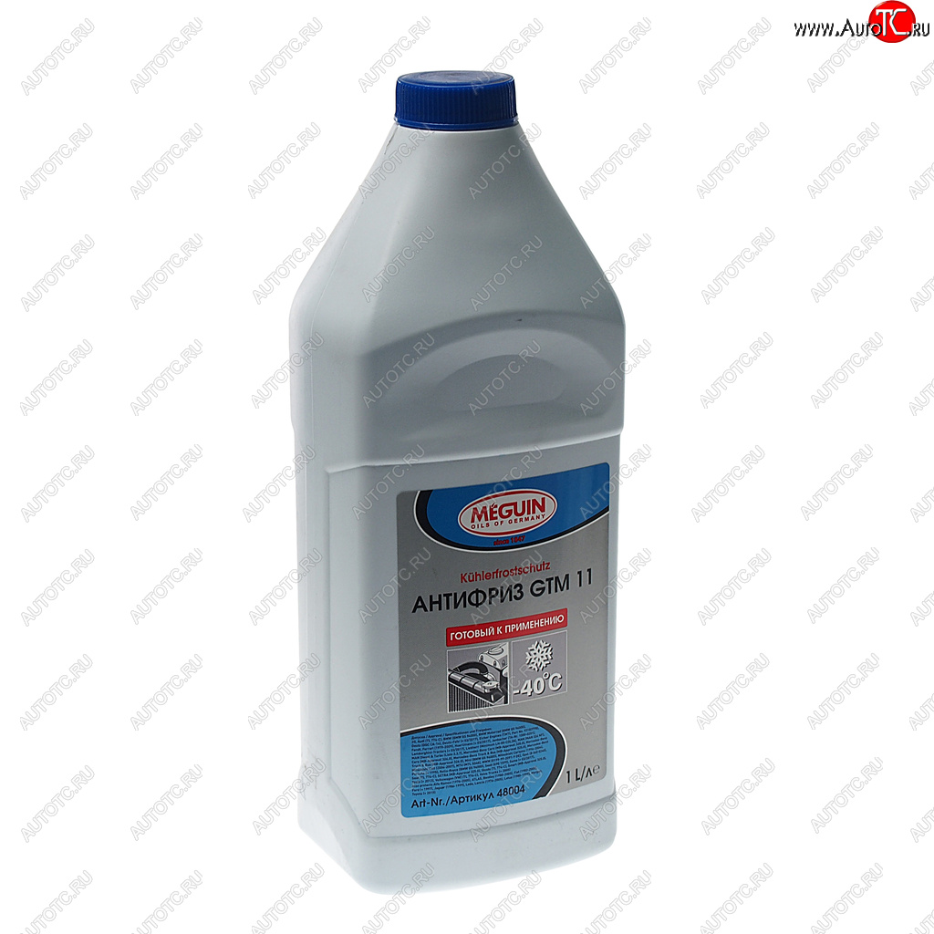 329 р. Антифриз синий -40C 1л GTM11 MEGUIN MEGUIN 48004 MEGUIN 48004  с доставкой в г. Керчь