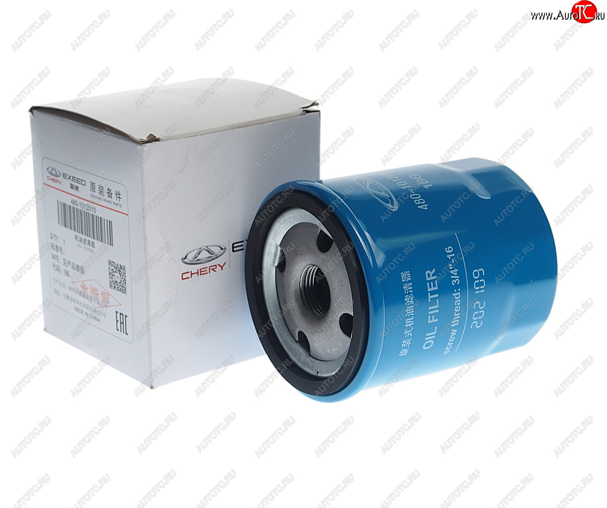 629 р. Фильтр масляный CHERY Amulet OE CHERY 480-1012010  с доставкой в г. Керчь