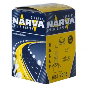 559 р. Лампа 12V HB3 100W P20d Rallye NARVA NARVA 480253000  с доставкой в г. Керчь. Увеличить фотографию 1