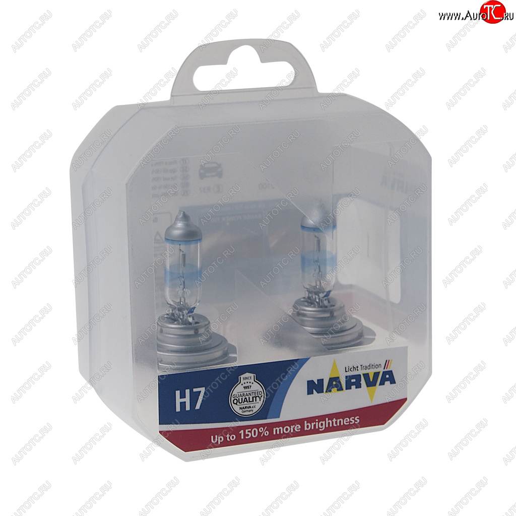2 399 р. Лампа 12V H7 55W PX26d +150% бокс (2шт.) Range Power 150NARVA NARVA 480712100  с доставкой в г. Керчь