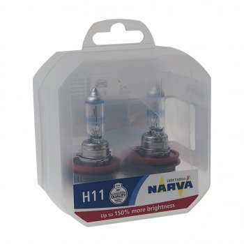 2 699 р. Лампа 12V H11 55W PGJ19-2 +150% бокс (2шт.) Range Power 150 NARVA NARVA 481012100  с доставкой в г. Керчь. Увеличить фотографию 1
