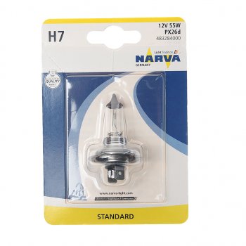 359 р. Лампа 12V H7 55W PX26d блистер (1шт.) Standard NARVA NARVA 483284000  с доставкой в г. Керчь. Увеличить фотографию 1