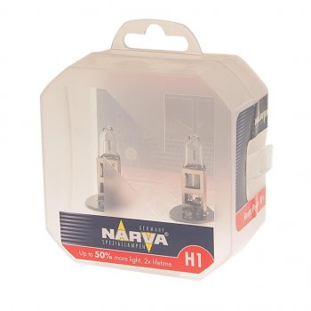 1 199 р. Лампа 12V H1 55W P14.5s +50% бокс (2шт.) Range Power 50+ NARVA NARVA 483342100  с доставкой в г. Керчь. Увеличить фотографию 1