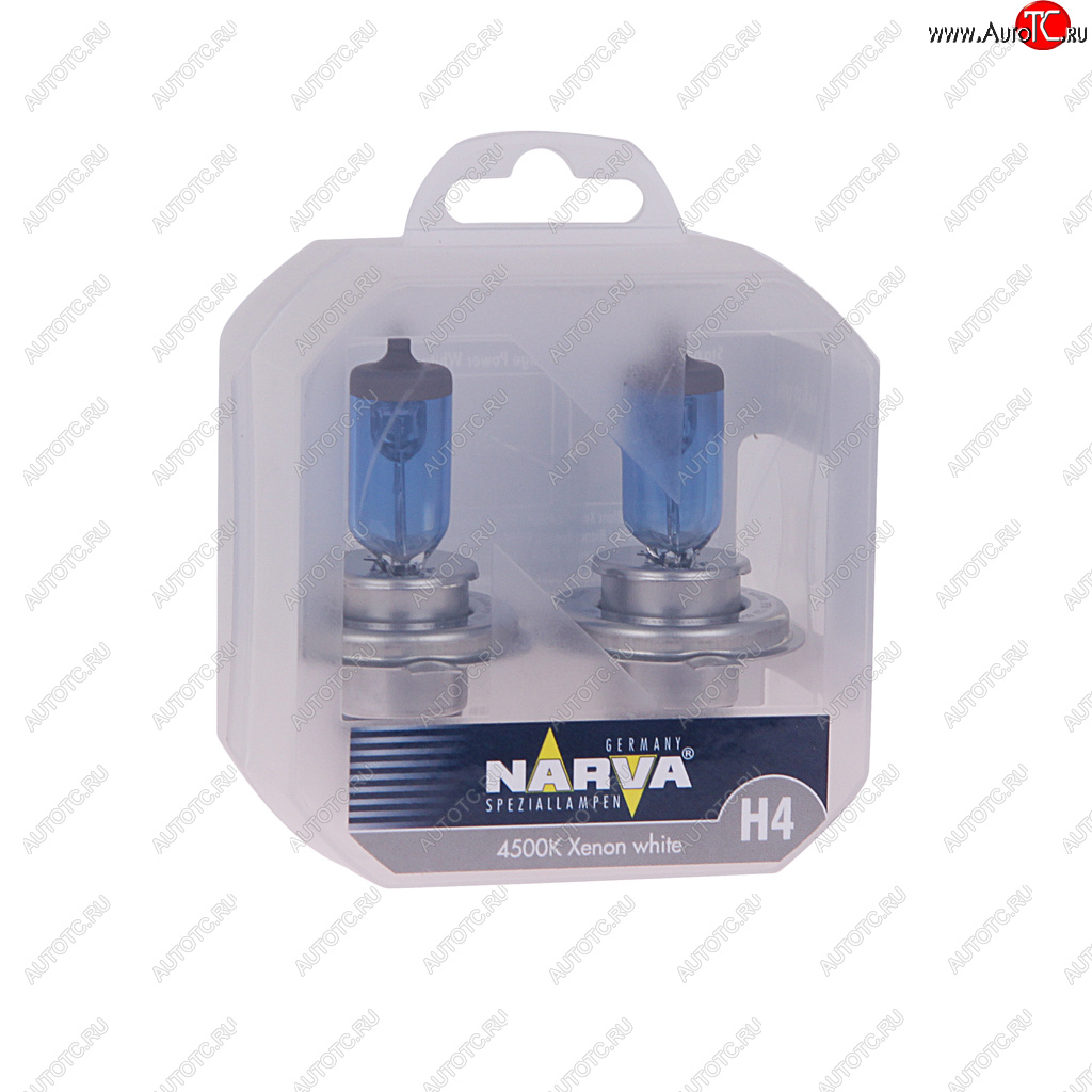 889 р. Лампа 12V H4 6055W P43t-38 4500K бокс (2шт.) Range Power White NARVA NARVA 486802100  с доставкой в г. Керчь