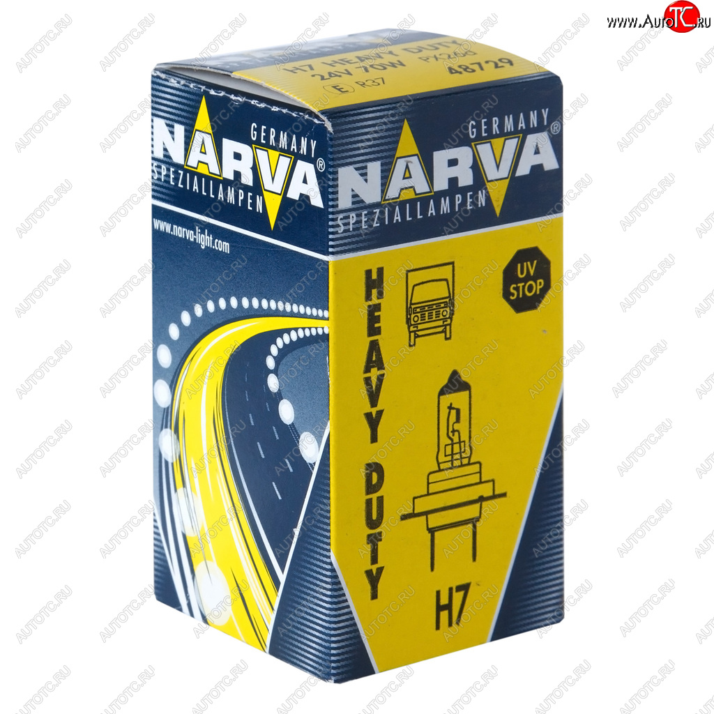 899 р. Лампа 24V H7 70W PX26d Heavy Duty NARVA NARVA 487293000  с доставкой в г. Керчь