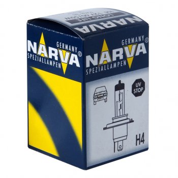 419 р. Лампа 12V H4 6055W P43t-38 Long Life NARVA NARVA 488893000  с доставкой в г. Керчь. Увеличить фотографию 1