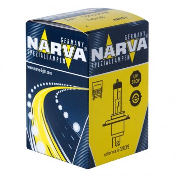 499 р. Лампа 24V H4 10090W P43t-38 Rallye NARVA NARVA 489913000  с доставкой в г. Керчь. Увеличить фотографию 1