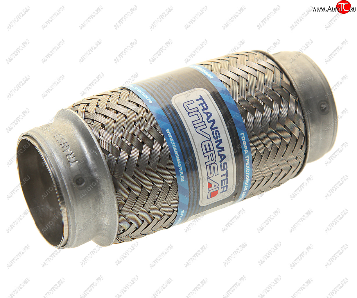 629 р. Гофра глушителя 50x150 в 3-ой оплетке innerbraid нержавеющая сталь TRANSMASTER TRANSMASTER 50150  с доставкой в г. Керчь