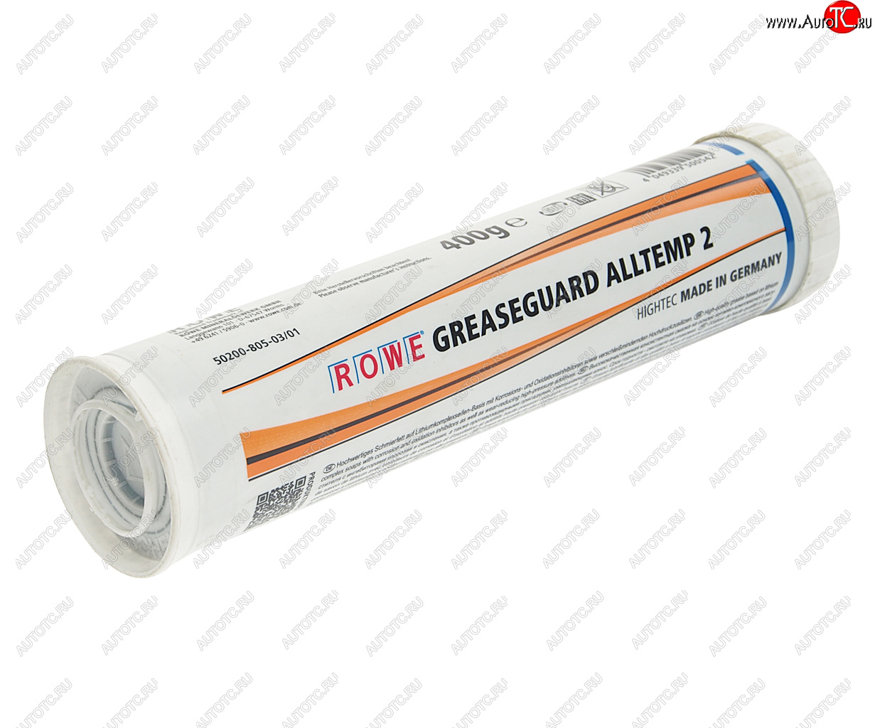 969 р. Смазка литиевая высокотемпературная HIGHTEC GREASEGUARD ALLTEMP 2 NLGI 2 400г картридж (синяя) ROWE ROWE 50200-0004-99  с доставкой в г. Керчь