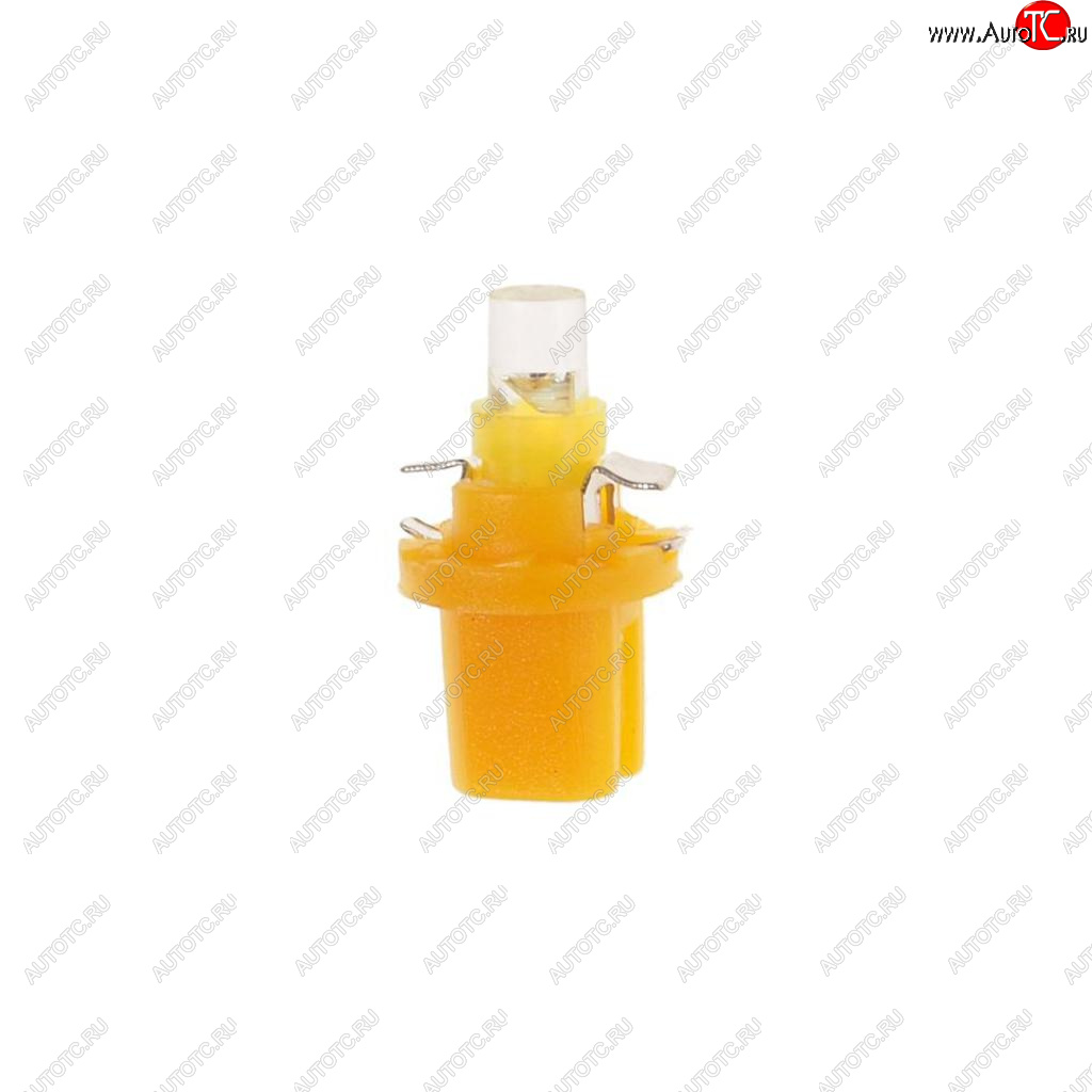 21 р. Лампа светодиодная 12V T5 W2x4.6d бесцокольная желтый MEGAPOWER MEGAPOWER-AUTOMOTIVE 50212y  с доставкой в г. Керчь