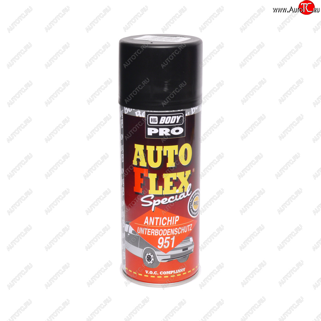 699 р. Антигравий черный аэрозоль 0.4л Autoflex U951 PRO BODY BODY 5100200030  с доставкой в г. Керчь
