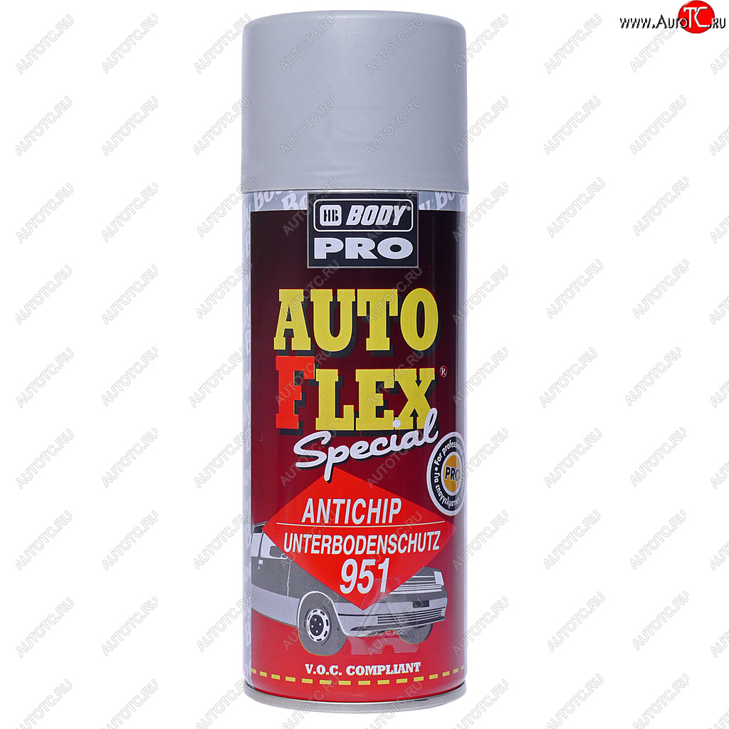 679 р. Антигравий серый аэрозоль 0.4л Autoflex U951 PRO BODY BODY 5100700030  с доставкой в г. Керчь