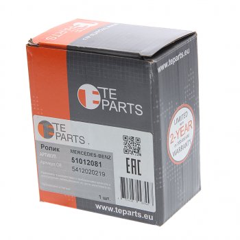 2 699 р. Ролик приводного ремня MERCEDES обводной (ролик металл) TE PARTS TE PARTS 51012081  с доставкой в г. Керчь. Увеличить фотографию 3