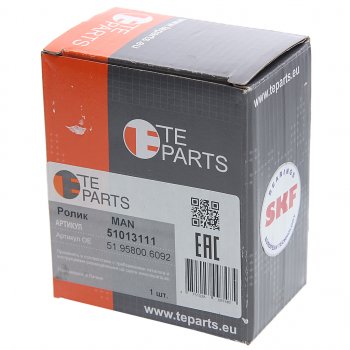 1 549 р. Ролик приводного ремня MAN TGA,TGX,TGS,TGM дв.D20662676 (ролик пластик) TE PARTS TE PARTS 51013111  с доставкой в г. Керчь. Увеличить фотографию 3