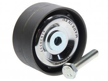 1 589 р. Ролик приводного ремня RENAULT Midlum обводной (ролик металл) TE PARTS TE PARTS 51030557  с доставкой в г. Керчь. Увеличить фотографию 1