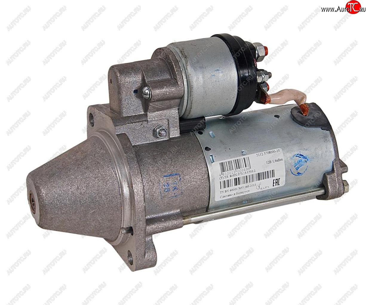9 999 р. Стартер МТЗ-320 дв.ММЗ редукторный 12V 1.6кВт z=9 БАТЭ БАТЭ 5112.3708000-10  с доставкой в г. Керчь