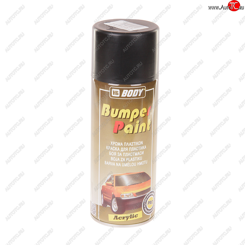 1 019 р. Краска для бамперов черная аэрозоль Bumper Paint 400мл BODY BODY 5130200000  с доставкой в г. Керчь