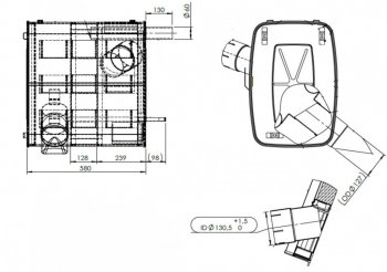 38 899 р. Глушитель MERCEDES Actros E-line DINEX DINEX 51307  с доставкой в г. Керчь. Увеличить фотографию 2