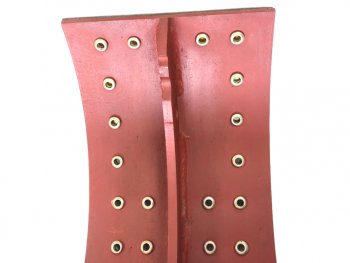 7 499 р. Колодки тормозные ЛИАЗ-5256 (2шт.) комплект на колесо BRAKE BLOCKS BRAKE BLOCKS 5256-3501092  с доставкой в г. Керчь. Увеличить фотографию 3