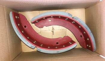7 499 р. Колодки тормозные ЛИАЗ-5256 (2шт.) комплект на колесо BRAKE BLOCKS BRAKE BLOCKS 5256-3501092  с доставкой в г. Керчь. Увеличить фотографию 4