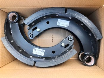 11 949 р. Колодки тормозные ПАЗ-4230,4234 (2шт.) комплект на колесо мост КААЗ BRAKE BLOCKS BRAKE BLOCKS 52642-350109091-fr  с доставкой в г. Керчь. Увеличить фотографию 5
