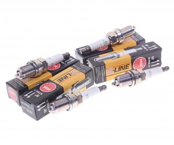299 р. Свеча зажигания ВАЗ-2112 V-LINE №11 (1шт.) NGK NGK 5282  с доставкой в г. Керчь. Увеличить фотографию 1