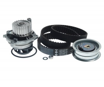 9 349 р. Комплект ГРМ VW AUDI A3 (96-13),A4 (94-08) SKODA Octavia (97-) (с помпой для 1.6) INA INA 530017131  с доставкой в г. Керчь. Увеличить фотографию 1