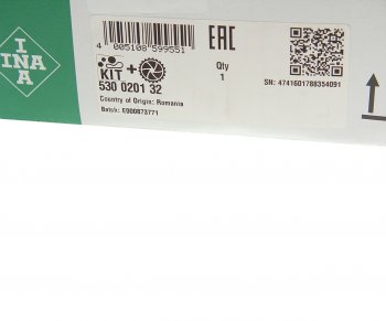 15 949 р. Комплект ГРМ AUDI A3,A4 (00-07) с насосом водяным INA INA 530020132  с доставкой в г. Керчь. Увеличить фотографию 5