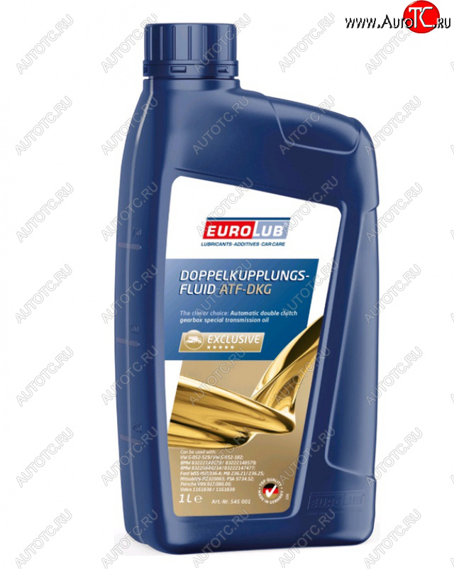 1 989 р. Масло трансмиссионное ATF DOPPELKUPPLUNGS FLUID 1л EUROLUB EUROLUB 545001  с доставкой в г. Керчь