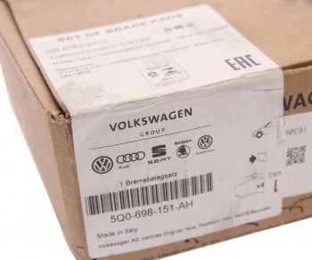 11 649 р. Колодки тормозные передние (4шт.) VAG Volkswagen Tiguan Mk2 дорестайлинг (2016-2020)  с доставкой в г. Керчь. Увеличить фотографию 3