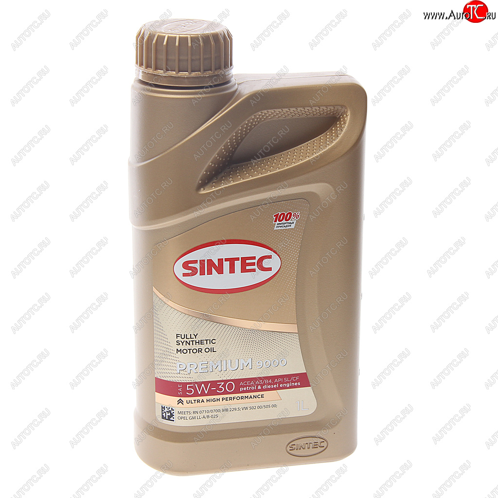 859 р. Масло моторное PREMIUM 9000 A3B4 5W30 синт.1л SINTEC SINTEC 600102  с доставкой в г. Керчь