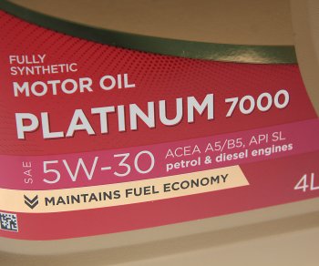 2 079 р. Масло моторное Platinum 7000 A5B5 5W30 синт.4л SINTEC SINTEC 600158  с доставкой в г. Керчь. Увеличить фотографию 2