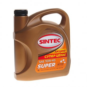 1 059 р. Масло моторное Super 3000 SGCD 10W40 псинт.4л SINTEC SINTEC 600240  с доставкой в г. Керчь. Увеличить фотографию 1