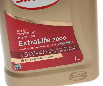 699 р. Масло моторное ExtraLife 7000 A3B4 5W40 синт.1л SINTEC SINTEC 600253  с доставкой в г. Керчь. Увеличить фотографию 2